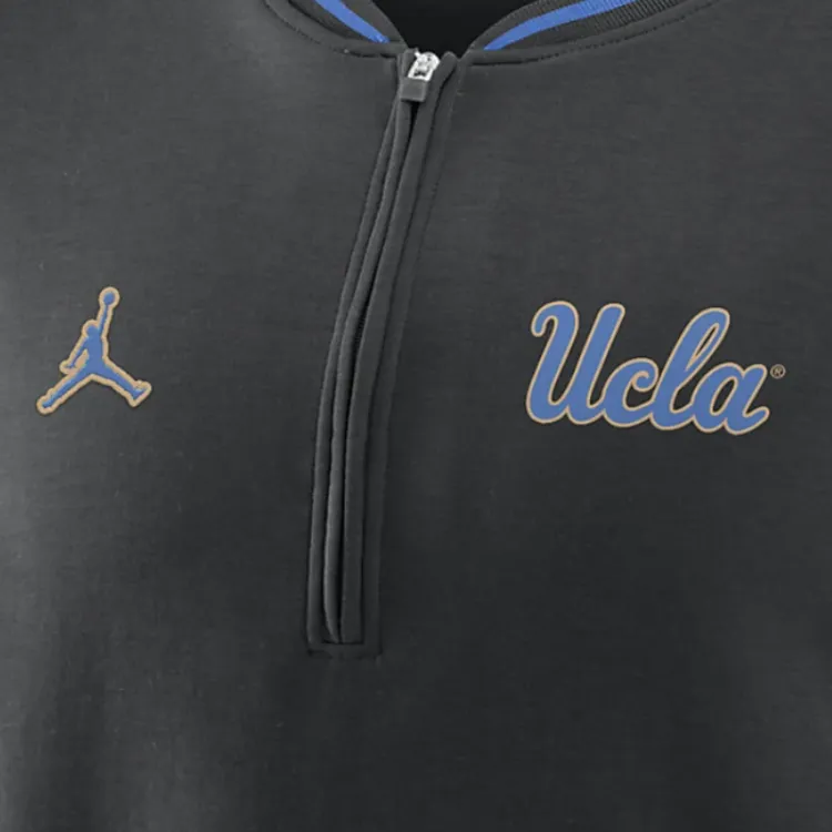 JORDAN Ucla Bruins Sideline Coach Men's JORDAN Dri-FIT College 1/2-Zip Long-Sleeve Top-2