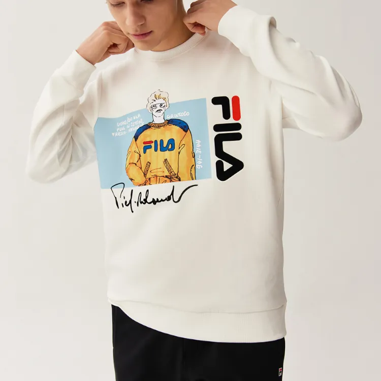FILA Sweatshirts Men Cloud White-2