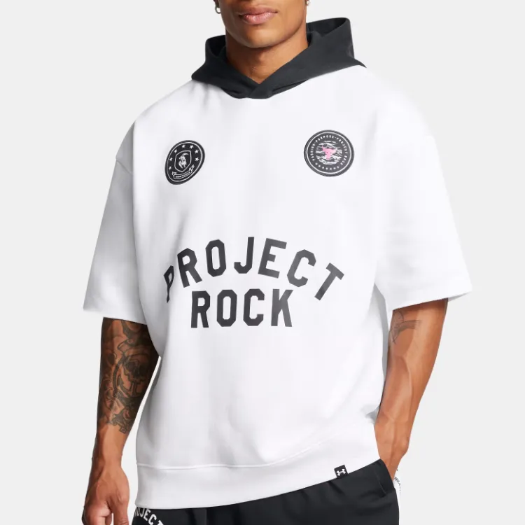 Under Armour Project Rock Icon Sweatshirt Men's White-2