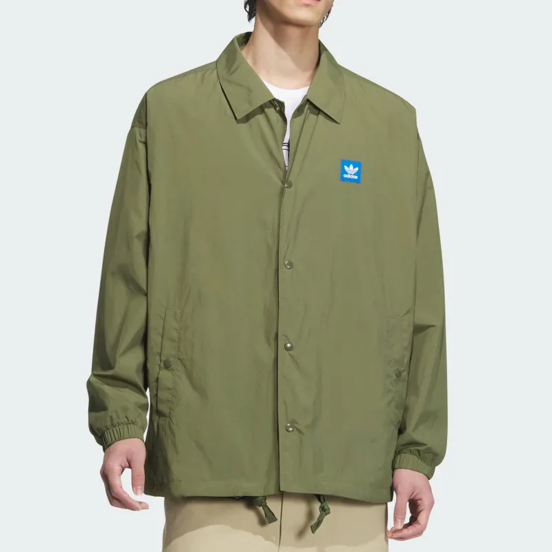 Adidas Originals CITY SKATE Jackets Coats Men Strata Olive Green/Dark Green-2