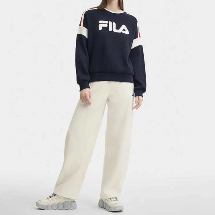 FILA Knitted Sports Pants Women's Fresh Ivory-2