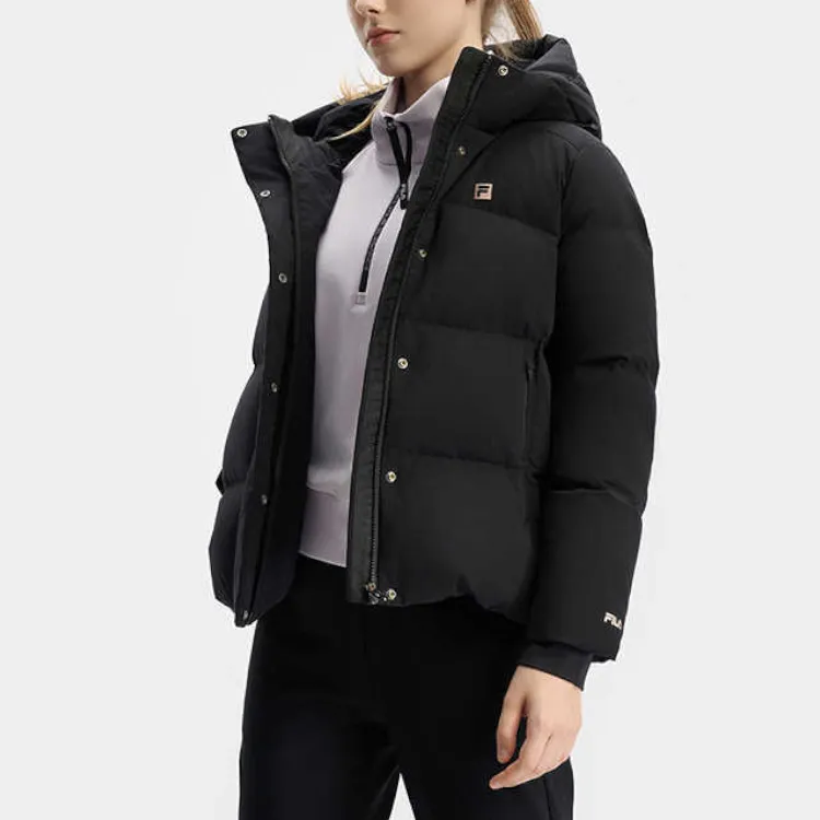 FILA Down Jacket Women's Pitch Black-4