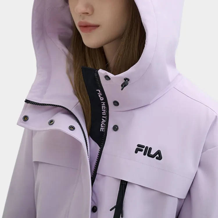 FILA Puffer Jacket Women's Bell Purple-4