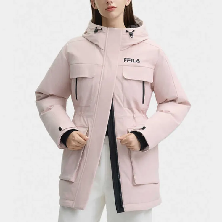 FILA Down Jacket Women's Smoky Purple Dusty Pink-2