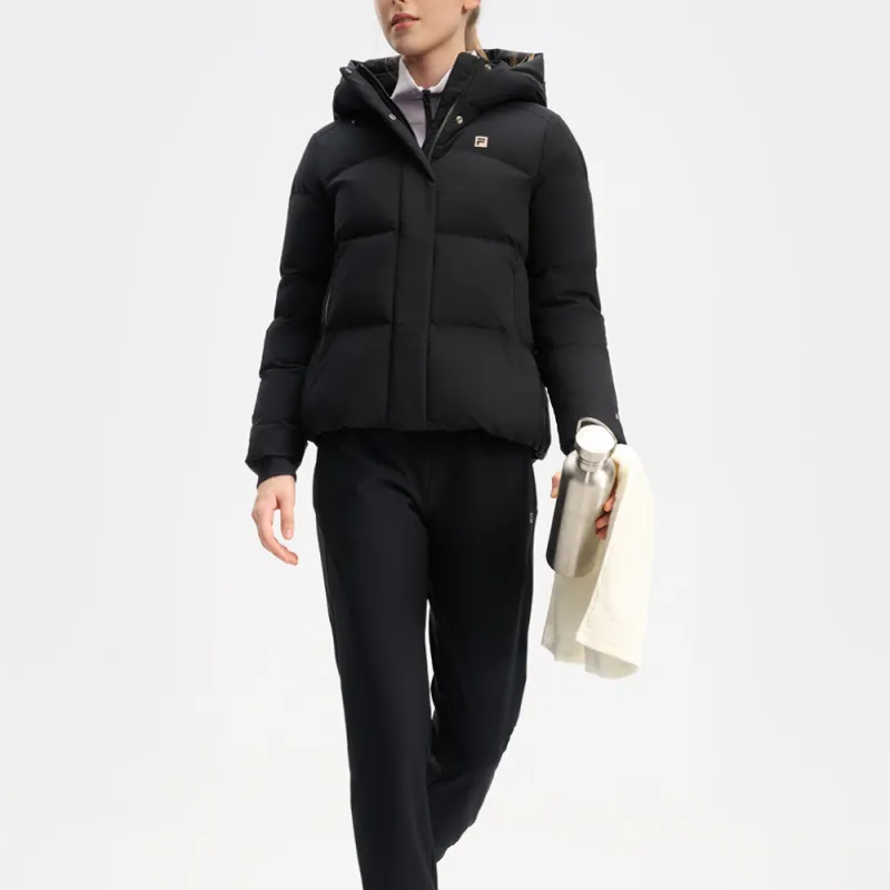 FILA Down Jacket Women's Pitch Black-3