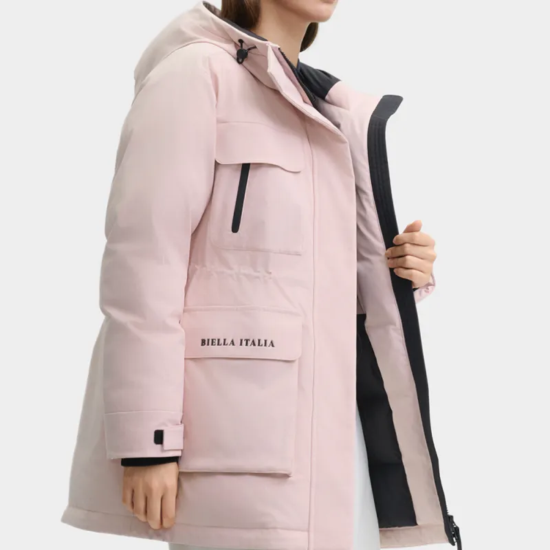 FILA Down Jacket Women's Smoky Purple Dusty Pink-3