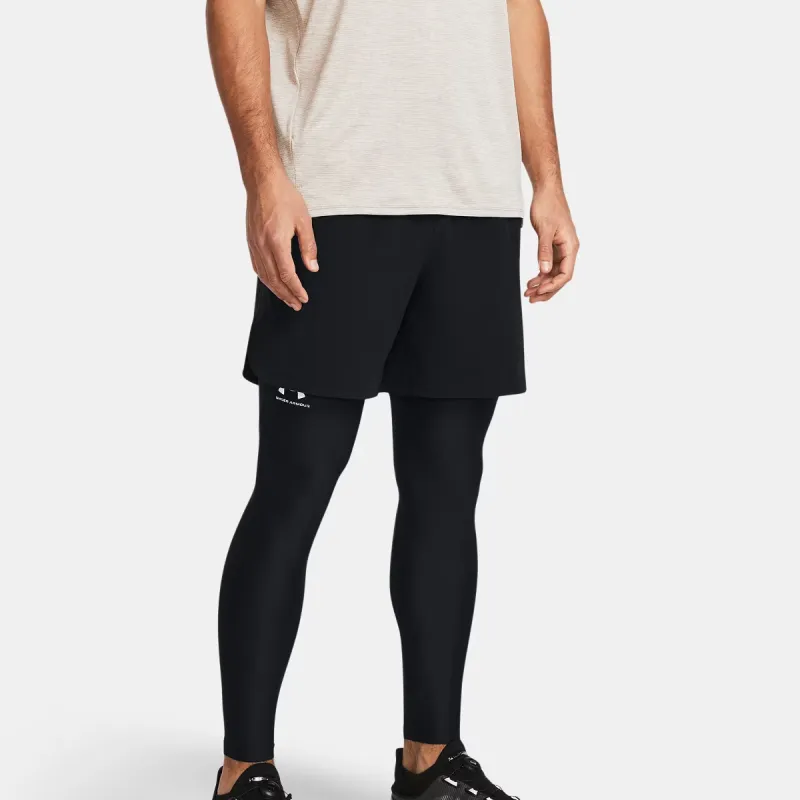 Under Armour HeatGear Knitted Sports Pants Men's Black-4