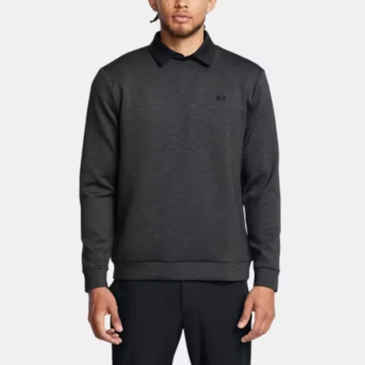 Under Armour Elevated UA Drive Midlayer Crew Sweatshirt Men's Black-2