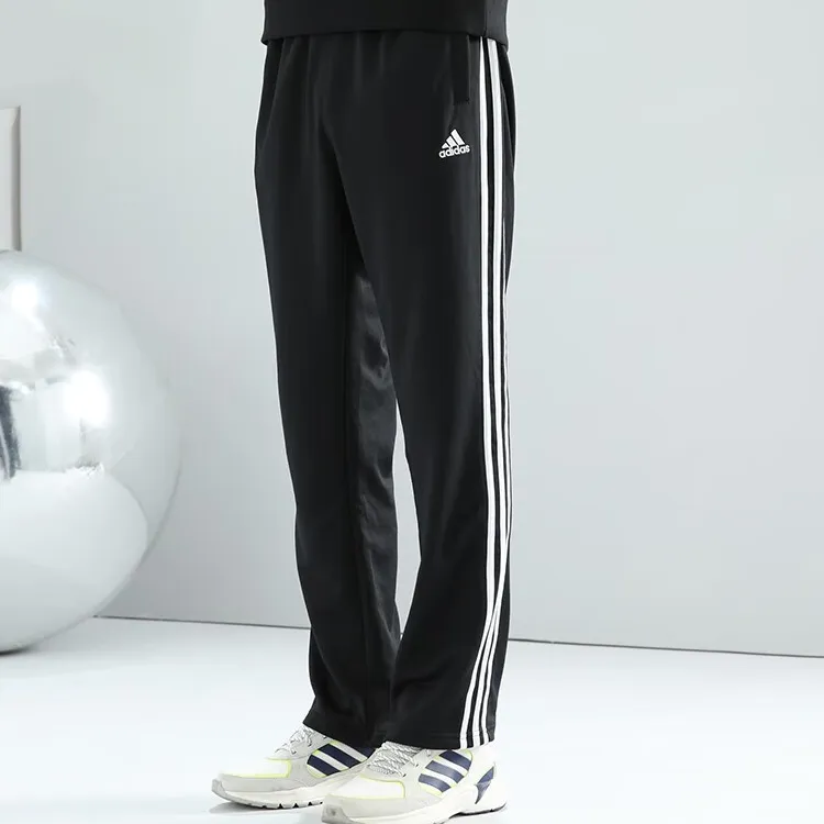 Adidas Casual Pants Unisex Black White-2