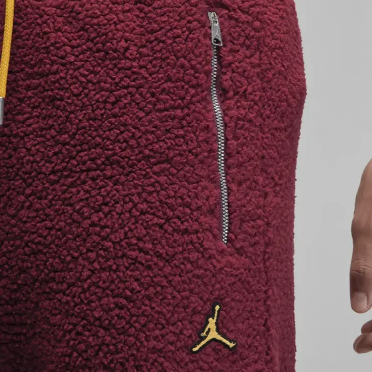 Jordan Knitted Sweatpants Men Red-5