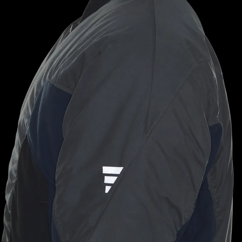 Adidas Puffer Jacket Men's Gray-4