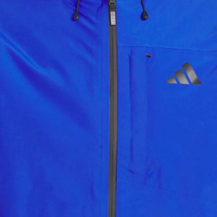 Adidas Waterproof And Windproof To Keep Warm Windbreaker Jacket Unisex Cobalt Blue-4