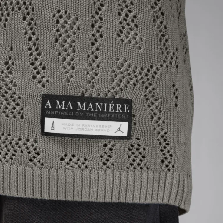 Jordan A Ma Maniére Knitwear Unisex Asphalt Gray-3