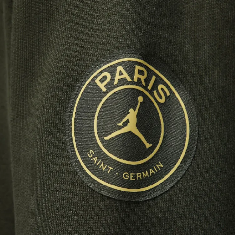 Jordan x PSG SS24 Sweatshirt Men's Olive Green-3