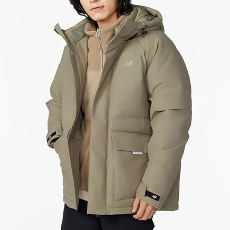 New Balance Down Jacket Men's Brown-2