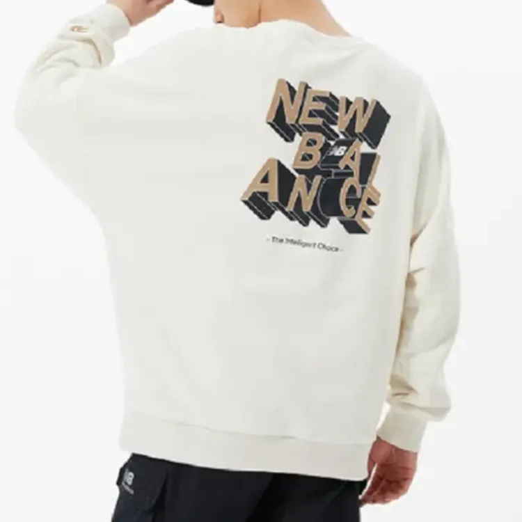 New Balance Sweatshirts Men White-3