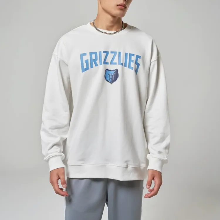 NBA Memphis Grizzlies Sweatshirts Unisex White-4