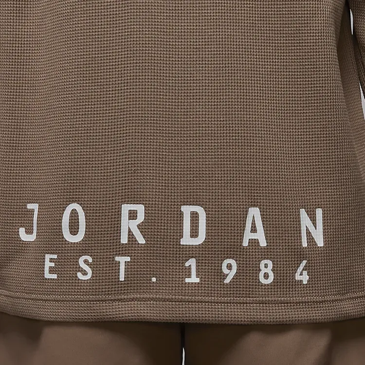 Jordan Essentials Sweatshirt Men's Antique Brown/Sail White-3