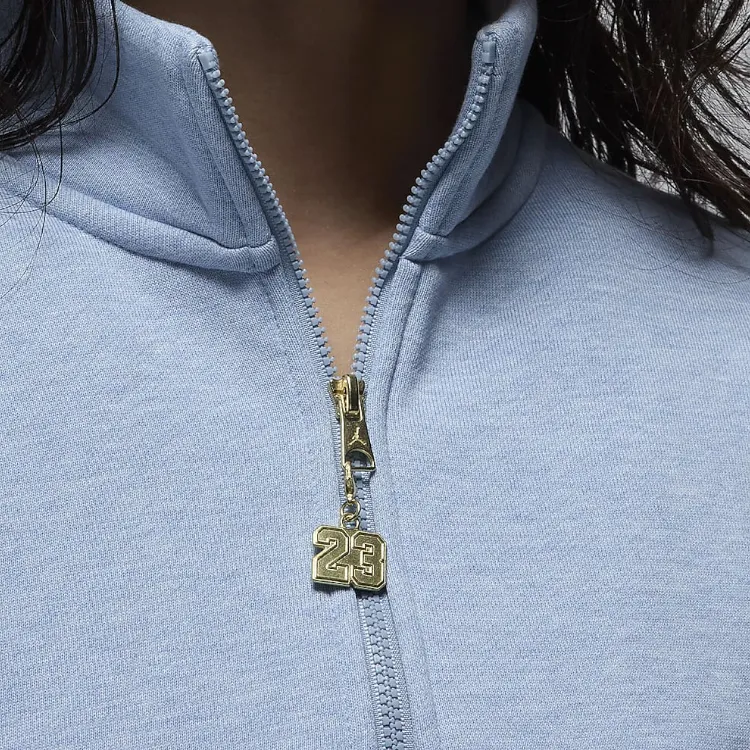Jordan Flight Sweatshirt Women's Blue Gray-5