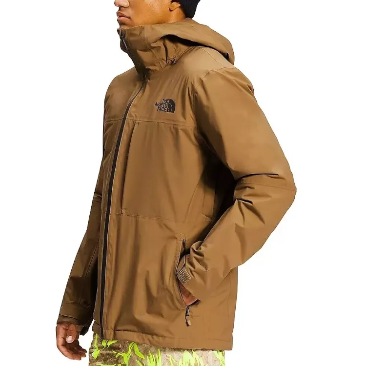 THE NORTH FACE Waterproof And Breathable Windbreaker Jacket Men's Khaki-3