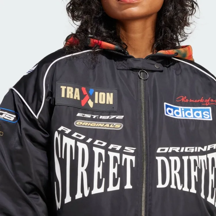 Adidas Rasant Moto Bomber Jacket 'Black'-5