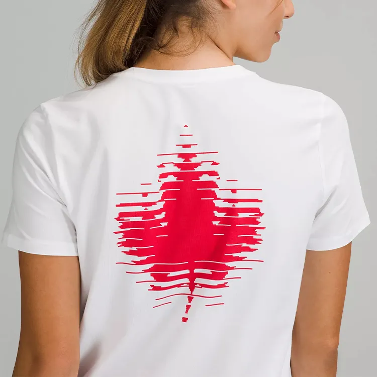 Lululemon Team Canada Set in Sleeve T Shirt Women's-1