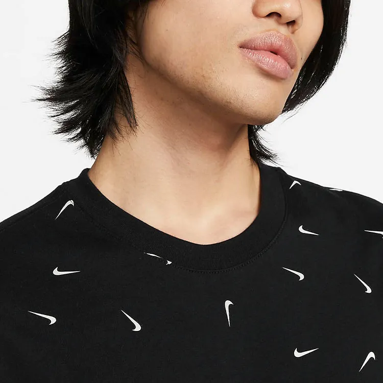 Nike T Shirts Men Black-4