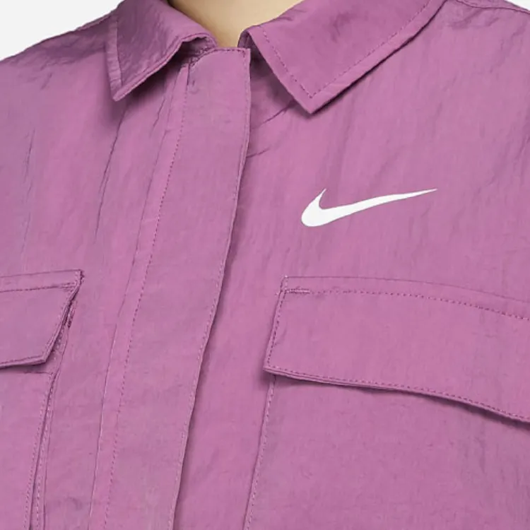 Nike Sportswear Essentials Series Jackets Women's Burgundy-4