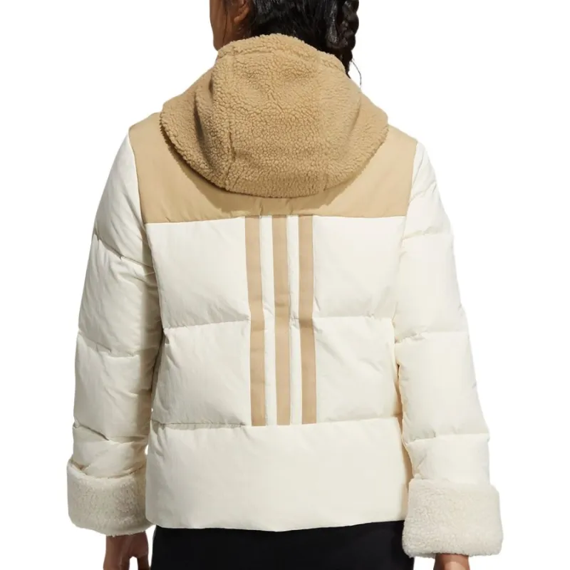 Adidas Down Jacket Women's Beige-3