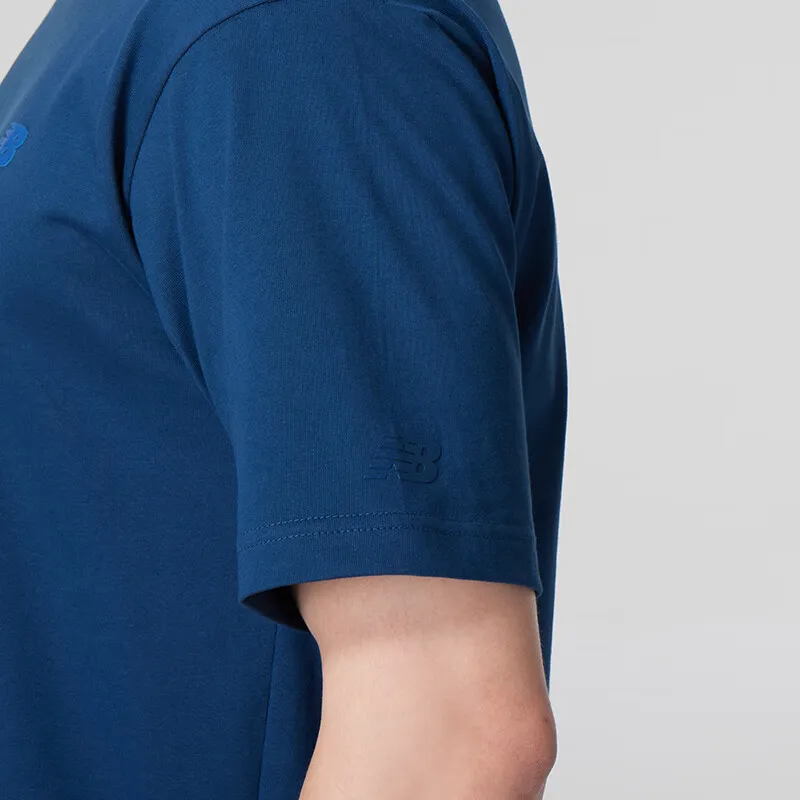 New Balance T Shirt Unisex Blue-5