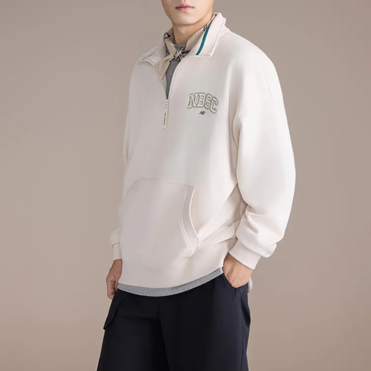 New Balance NB Sweatshirt Men's Beige-2
