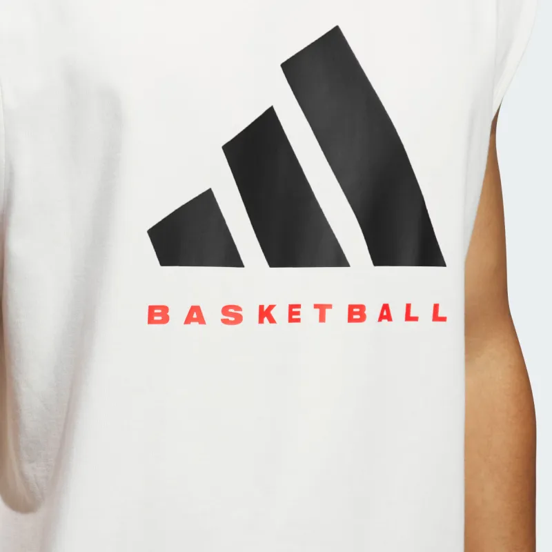 Adidas Free Shipping With AdiClub Adidas Basketball Sleeveless Tee Gender Neutral-5
