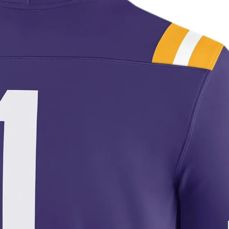 Nike Lsu Tigers Men's Nike Dri FIT College Game Jersey-3