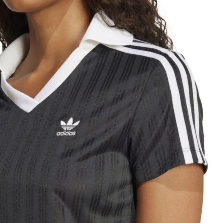 Adidas Originals Logo embroidered T shirt-4