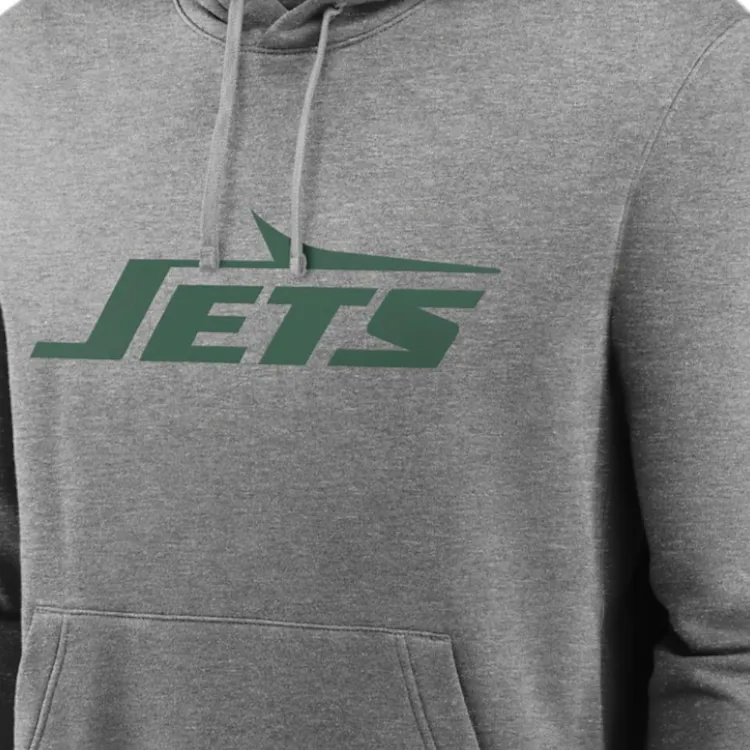 Nike New York Jets Rewind Club Logo Men's Nike Nfl Pullover Hoodie-2