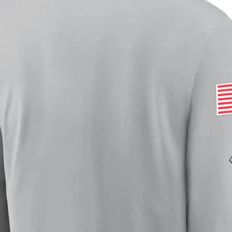 Nike New York Jets Salute To Service Mascot Edge Legend Men's Nike Nfl Long Sleeve T Shirt-3