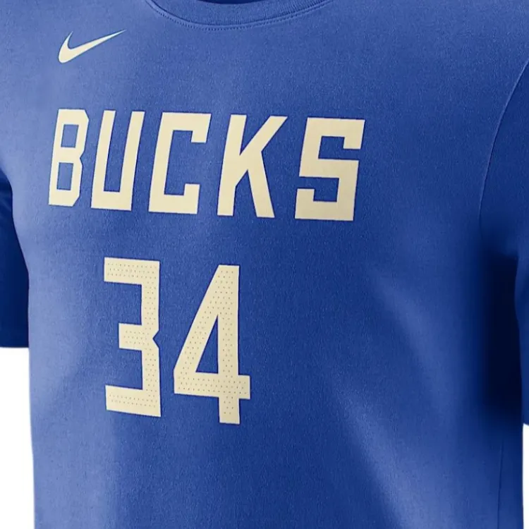 Nike Giannis Antetokounmpo Milwaukee Bucks Essential City Edition Men's Nike Nba T Shirt-2