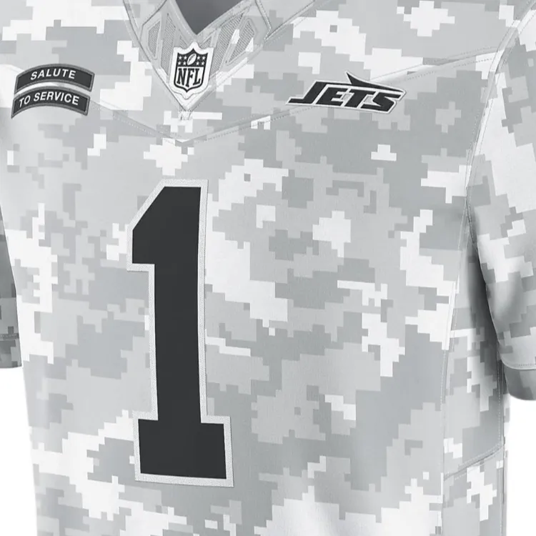 Nike Sauce Gardner New York Jets Salute To Service Men's Nike Dri FIT Nfl Limited Jersey-2