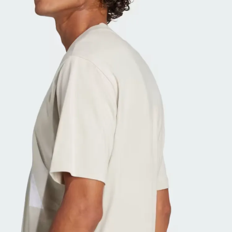 Adidas T-Shirt Men's Oxide Aluminum Color-4