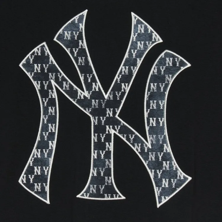 MLB New York Yankees Old Flower Sweatshirt Unisex Black-2