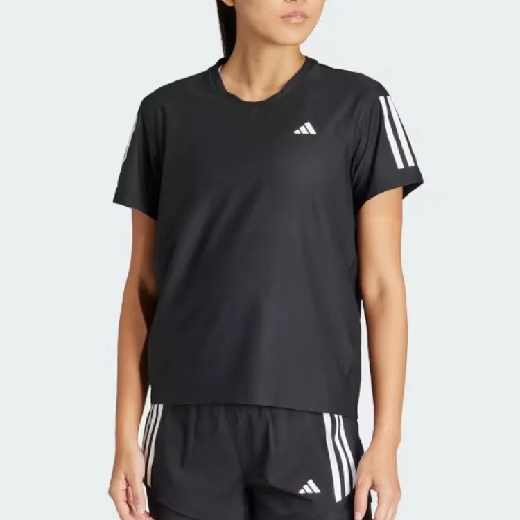 adidas Women's Own The Run Tee Black-1
