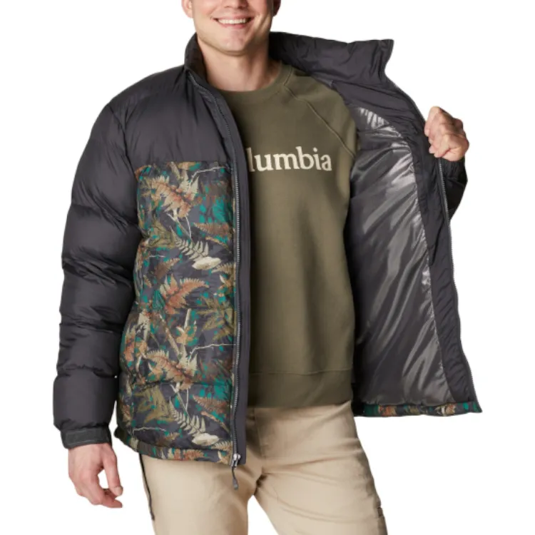 Columbia Pike Lake Jackets Coats Men's Black/Multicolor-3