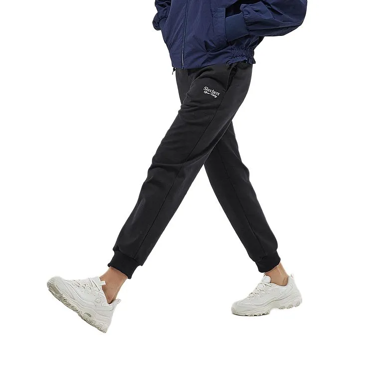 Skechers Knitted Sports Pants Women's Carbon Black-4