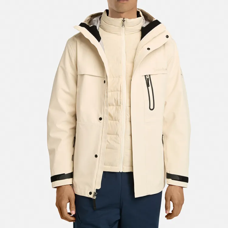 Timberland City Outdoor Windbreaker Jackets Men Light Brown-2