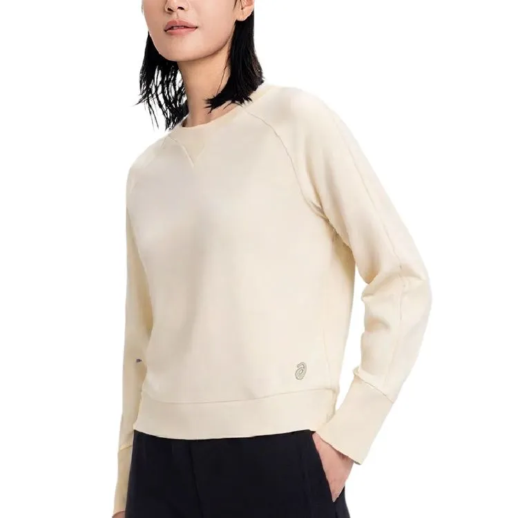Asics Sweatshirt Women's Light Yellow-3
