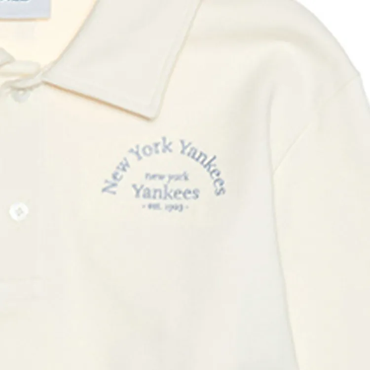 MLB New York Yankees New York Yankees Sweatshirt Women's Cream-2