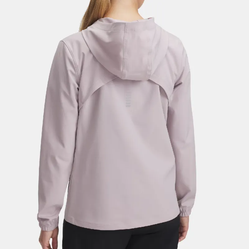 Under Armour SS25 Jacket Women's Daybreak Gray Pink-2