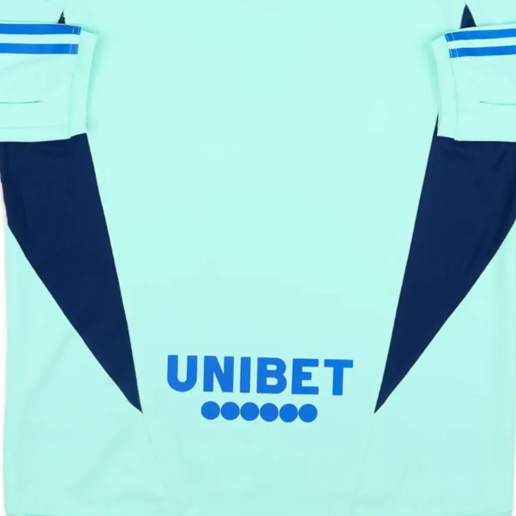 Adidas 2023 24 Leeds United Player Issue Soccer Jerseys Unisex Teal-2