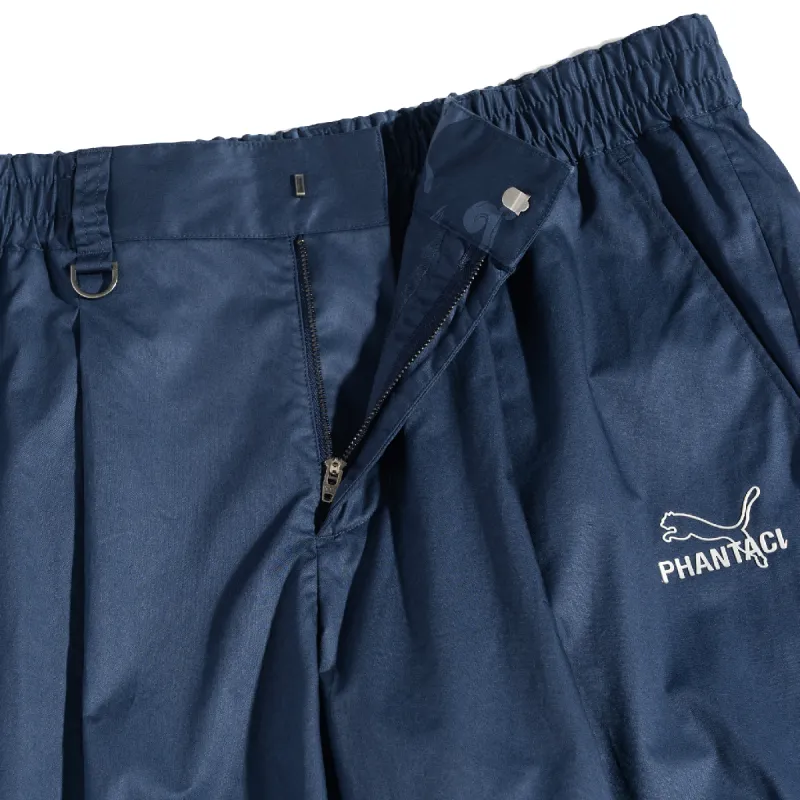Phantaci X PUMA X Phantaci Co branded Series Knitted Sweatpants Unisex Tweed Blue-2