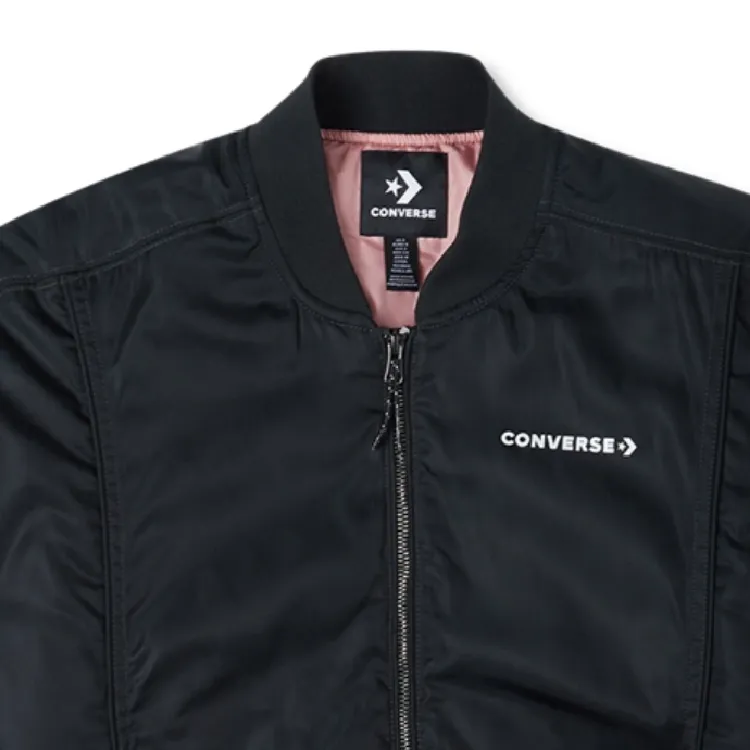 Converse Cropped Coats Women's Black-2